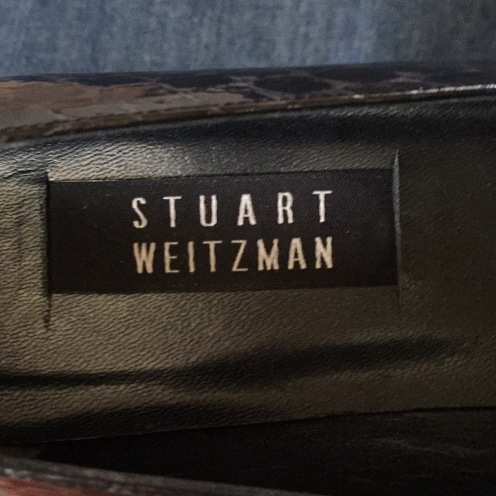 Stuart Weitzman Pump. Charcoal Patent. Size 10 - image 6